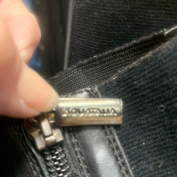 Black Italian Made leather boots size woman’s 4 - Picture 6 of 6